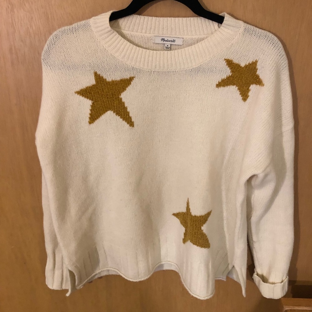 Madewell star sweater